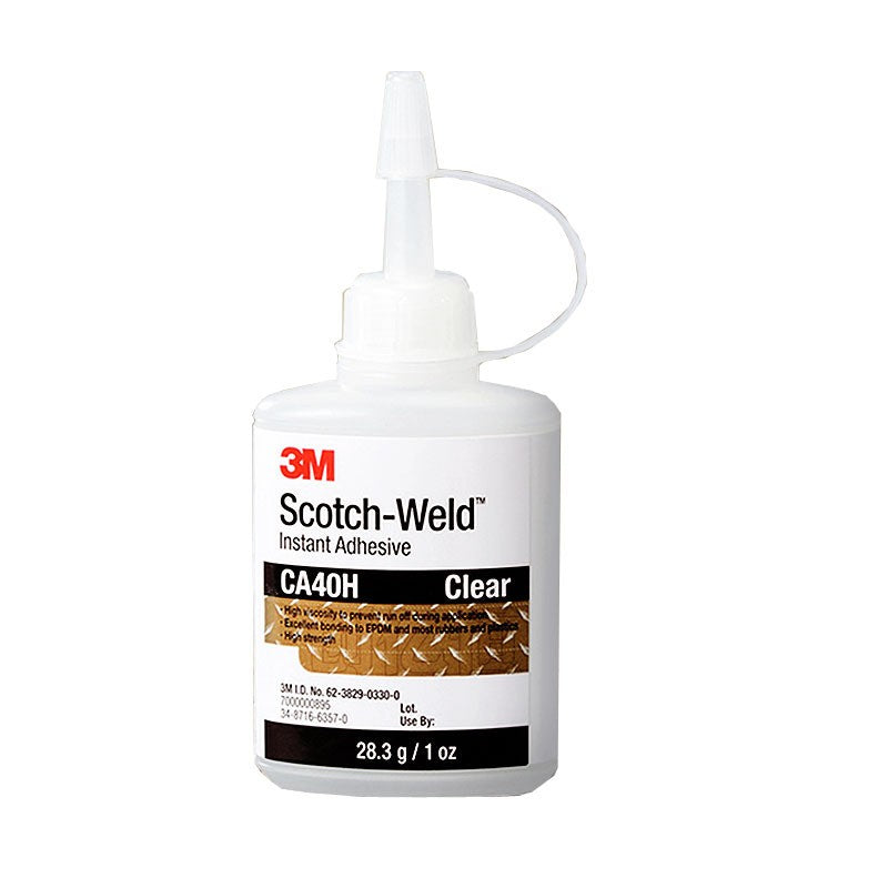 3M Scotch-Weld CA40H Clear Instant Adhesive Medium Viscosity Cyanoacrylate Glue for Rubber Plastic Metal