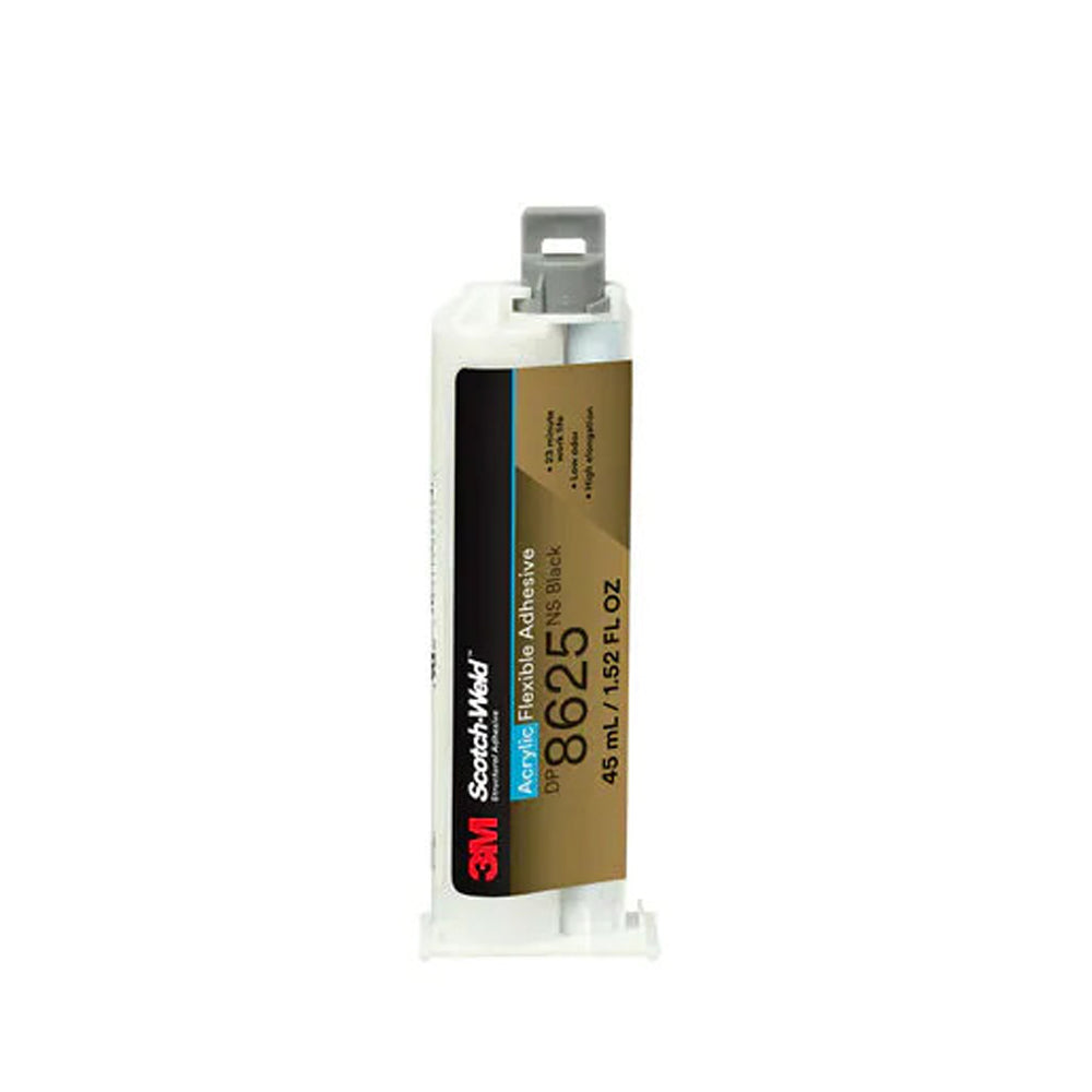 3M Scotch-Weld DP8625NS Black Flexible Acrylic Adhesive Low Odor Non-Sag Structural Glue for Metal Plastic Glass Panel Bonding