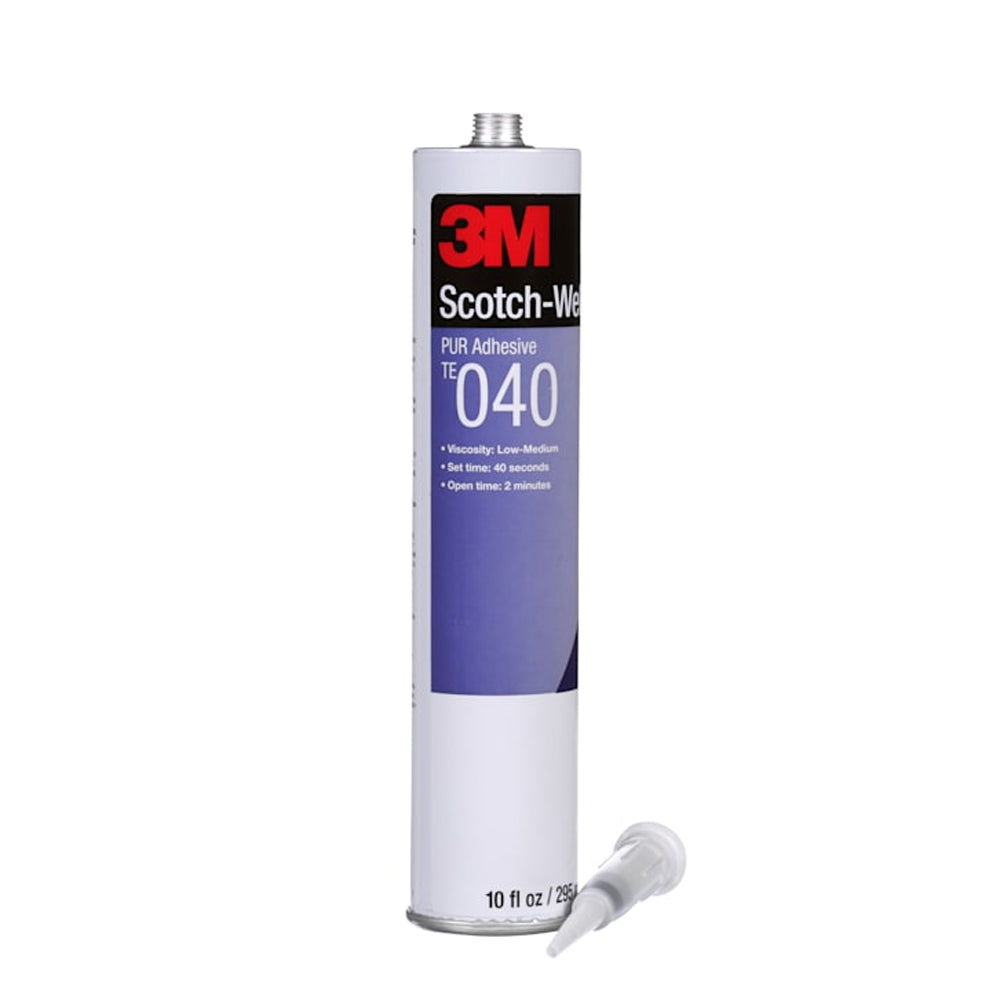 3M Scotch-Weld TE040 PUR Adhesive Off-White Fast Set Polyurethane Glue for Wood Plastic Metal Glass Bonding