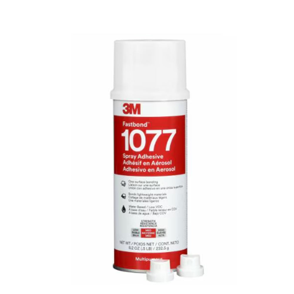 3M Fastbond 1077 Water-Base Multipurpose Adhesive Low VOC Spray Glue for Lightweight Materials Wood Foam Fabric Cardboard Bonding
