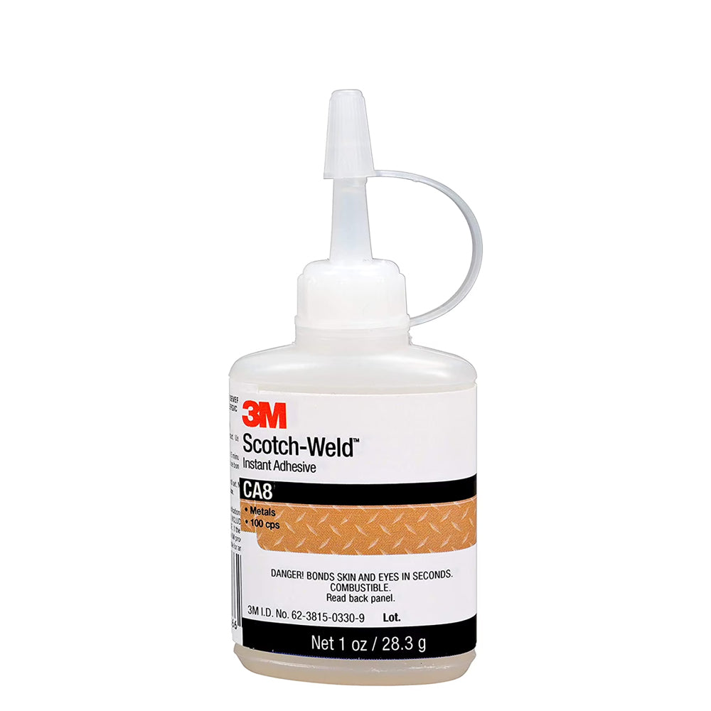 3M Scotch-Weld CA8 Instant Adhesive Clear Low Viscosity 1 oz
