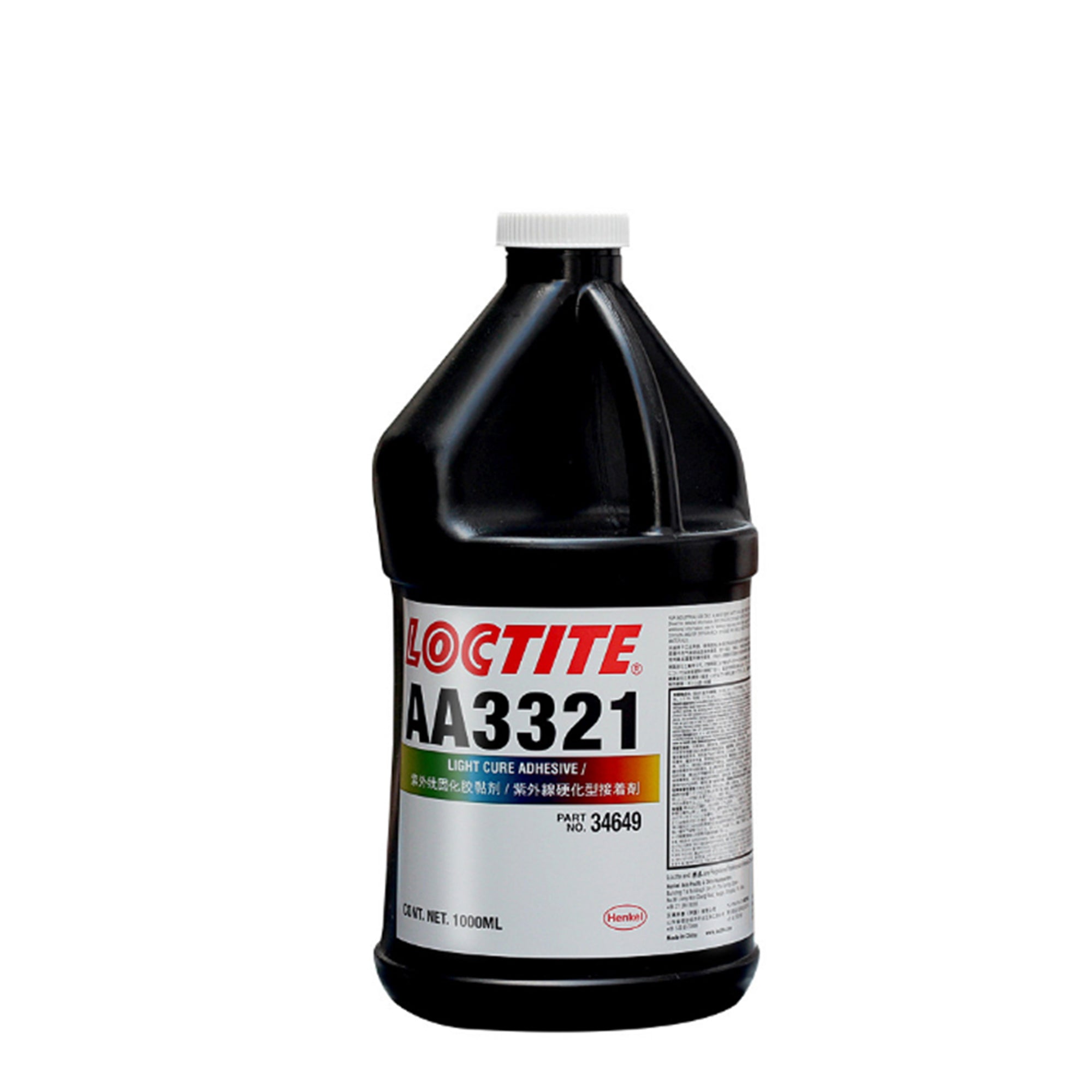 LOCTITE AA 3321 Light Cure Acrylic Adhesive Transparent UV Visible Curing Glue for Metal Plastic Glass PC PVC Bonding