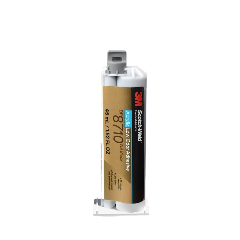 3M Scotch-Weld DP8710NS Black Non-Sag Low Odor Acrylic Adhesive 45ml Structural Glue for Metal Plastic