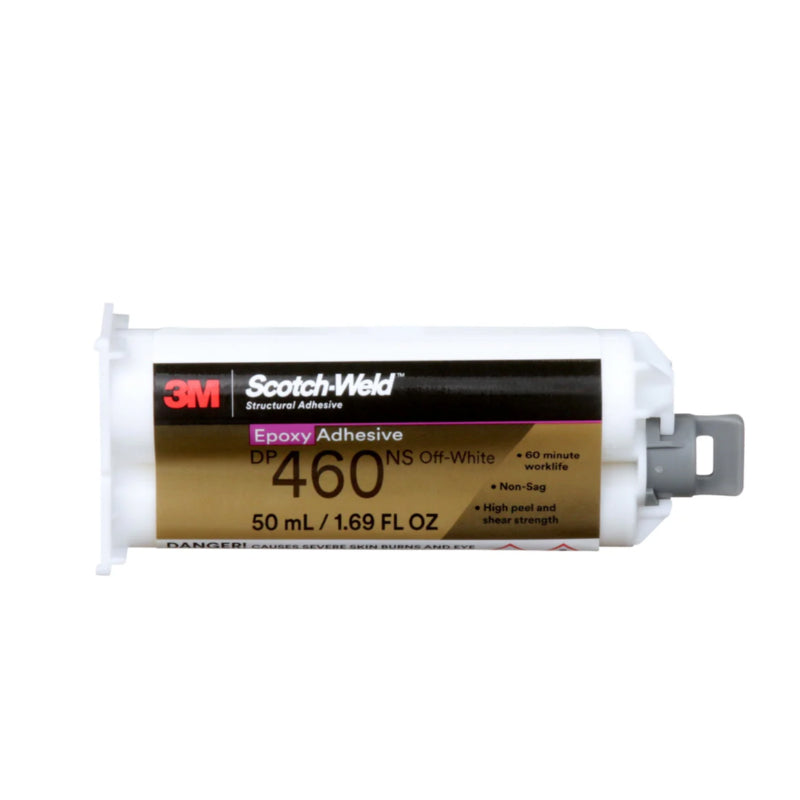 3M Scotch-Weld DP460NS Off-White Non-Sag Epoxy Adhesive 50ml Two-Part Structural Glue