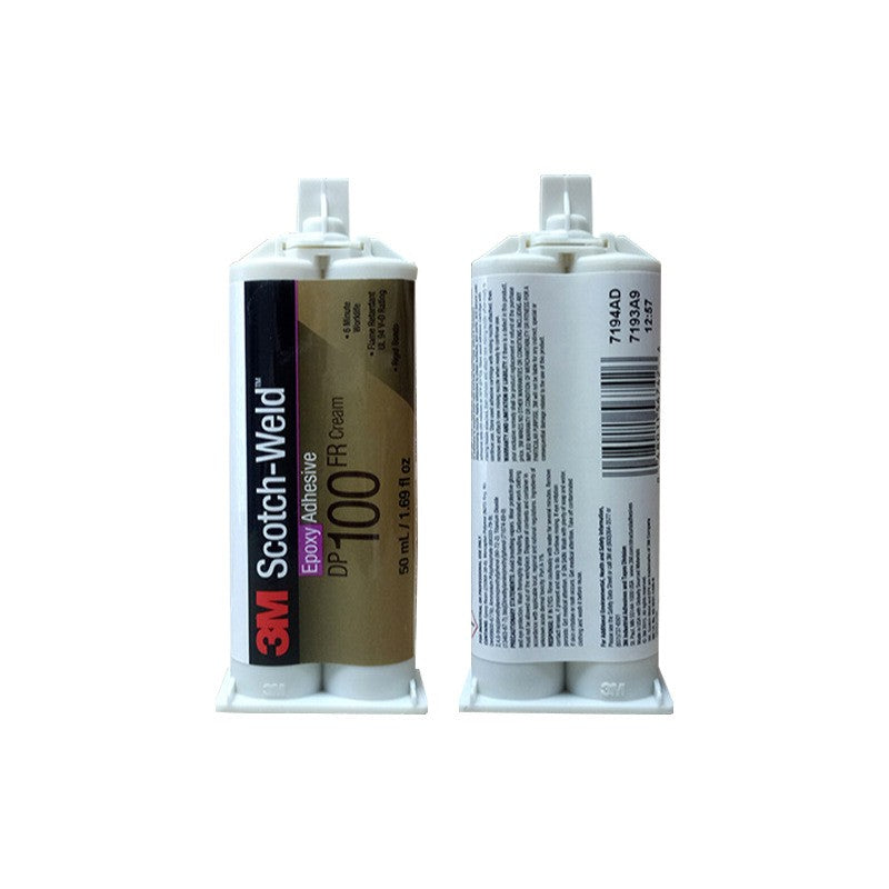 3M Scotch-Weld DP100FR Flame Retardant Epoxy Adhesive 48.5ml Two-Part Structural Glue UL94 V-0