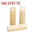 3M 3797TC Off-White Hot Melt Adhesive Stick Low Viscosity Electrical Potting Glue 5/8 x 2 in