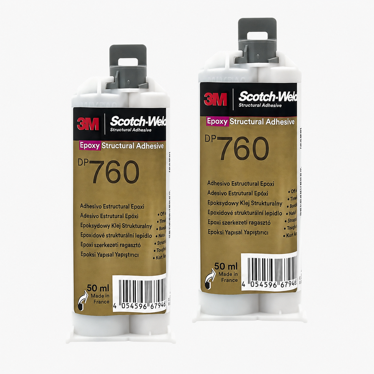 3M Scotch-Weld DP760 50ML High Temperature Epoxy Structural Adhesive for Metal and Glass Bonding