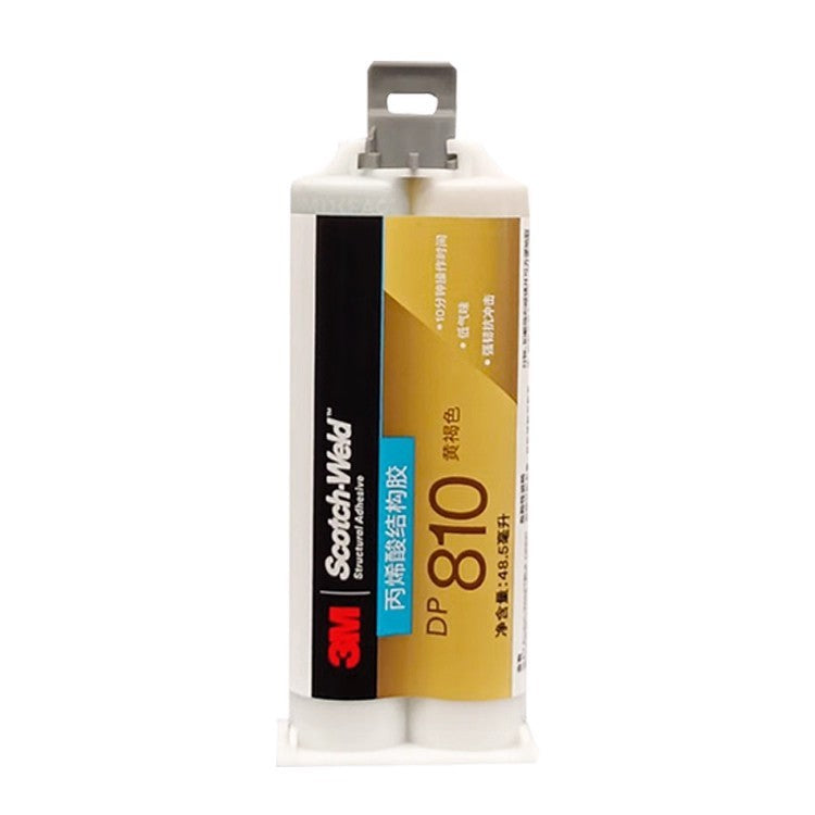 3M Scotch-Weld DP810 Low Odor Acrylic Adhesive 48.5ml Two-Part Structural Glue for Metal Plastic Rubber