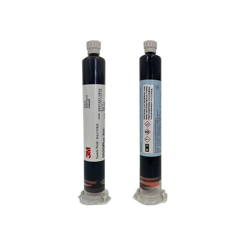3M Scotch-Weld 5520 Plus Black One-Part Epoxy Adhesive Low Temperature Fast Cure Glue for Semiconductor Electronics LED Lens 55ml