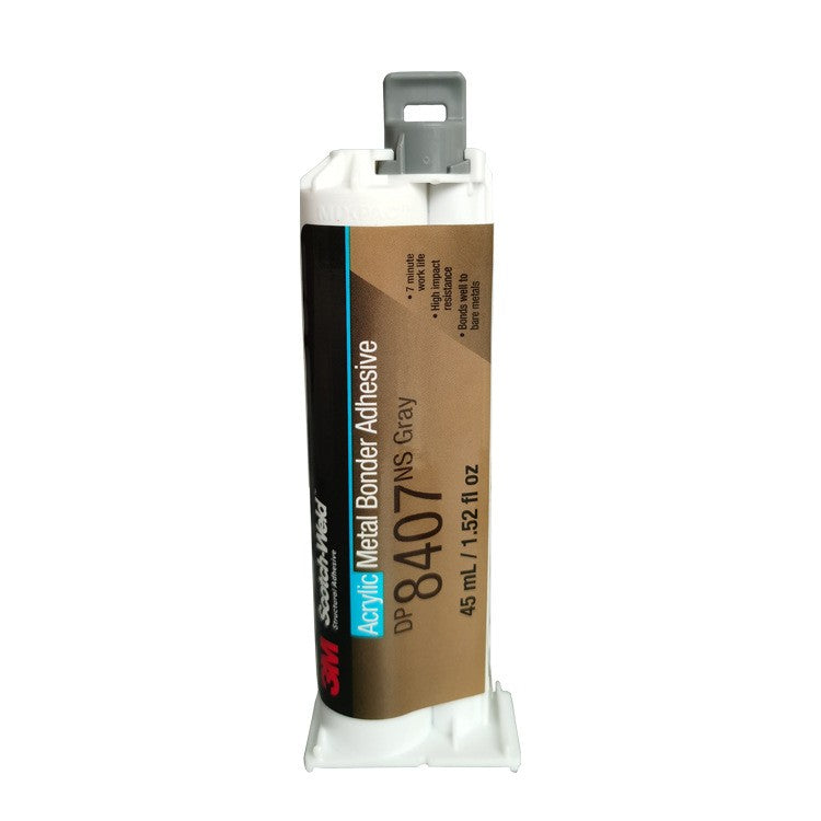 3M Scotch-Weld DP8407NS Gray 490ML Metal Bonder Acrylic Adhesive for Metal and Plastic Bonding