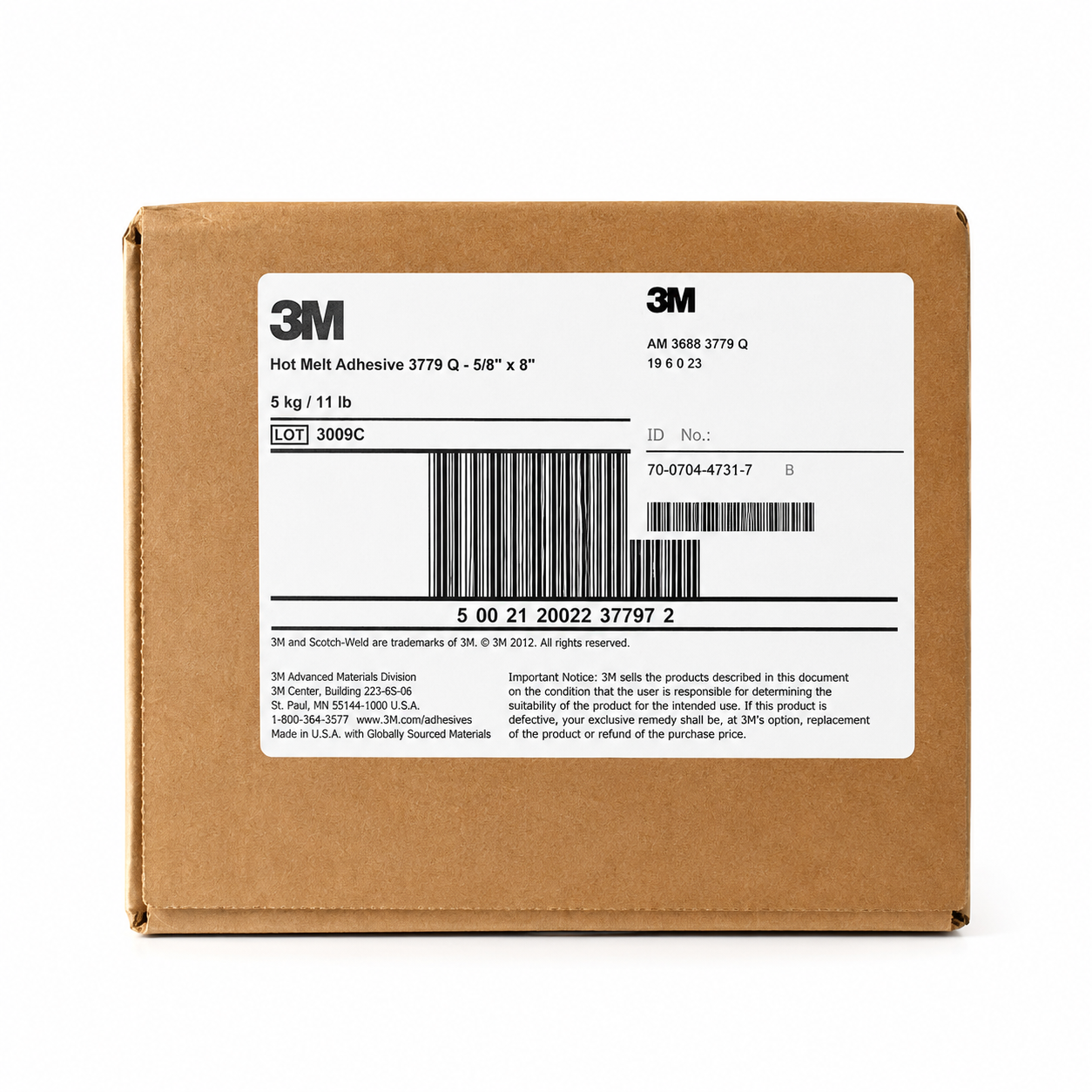 3M 3779Q Amber Hot Melt Adhesive Stick High Heat Resistant Glue for Electronics Potting Wire Tacking